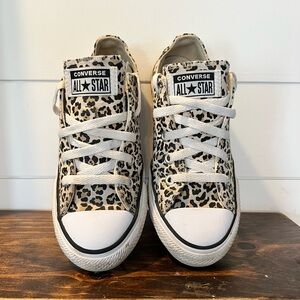 Converse Chuck Taylor All Star OX Kids' Leopard Low Top Sneakers  Size 1
